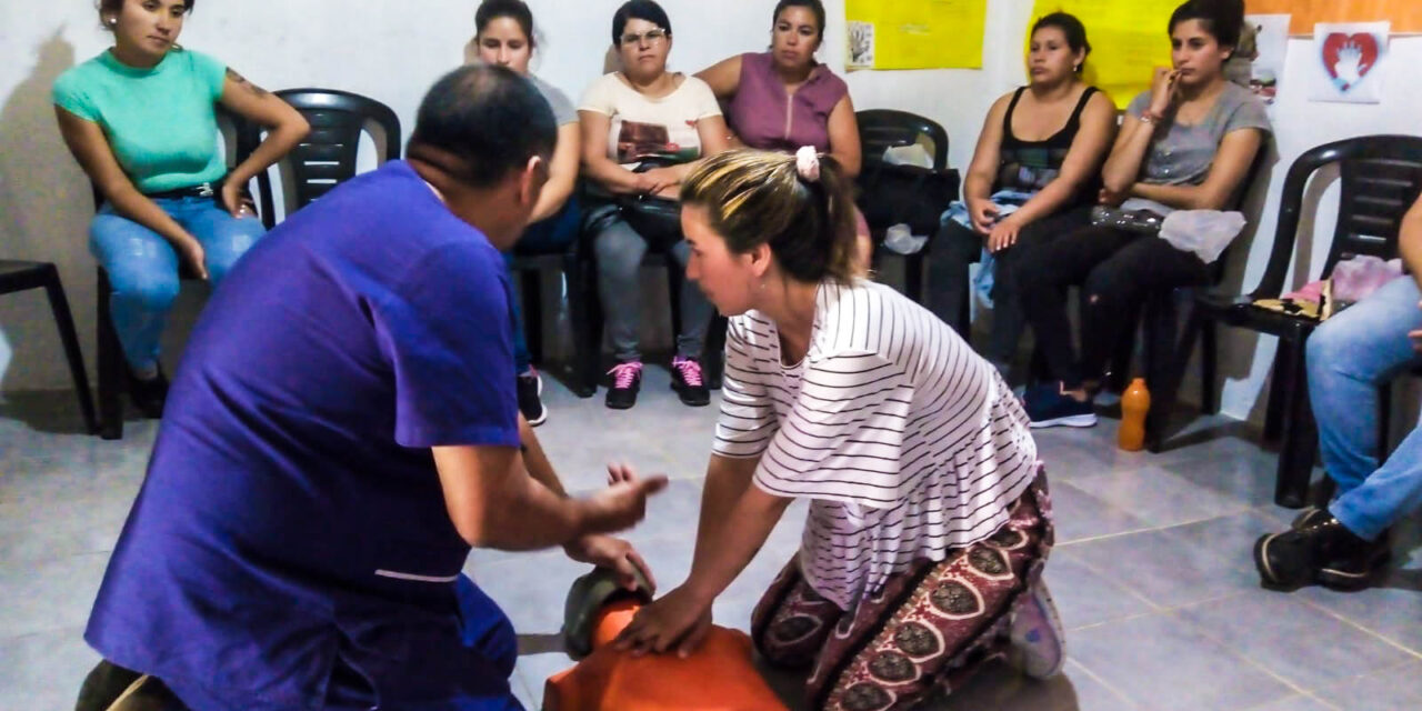 Centro Zonal Recreo: se realizaron cursos de primeros auxilios